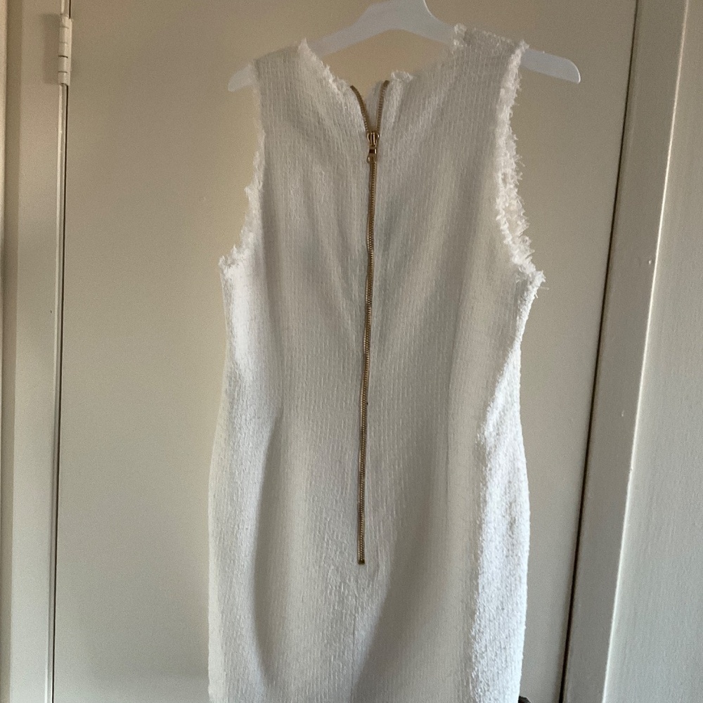 BALMAIN Sleeveless Tweed Dress - Picture 3 of 9